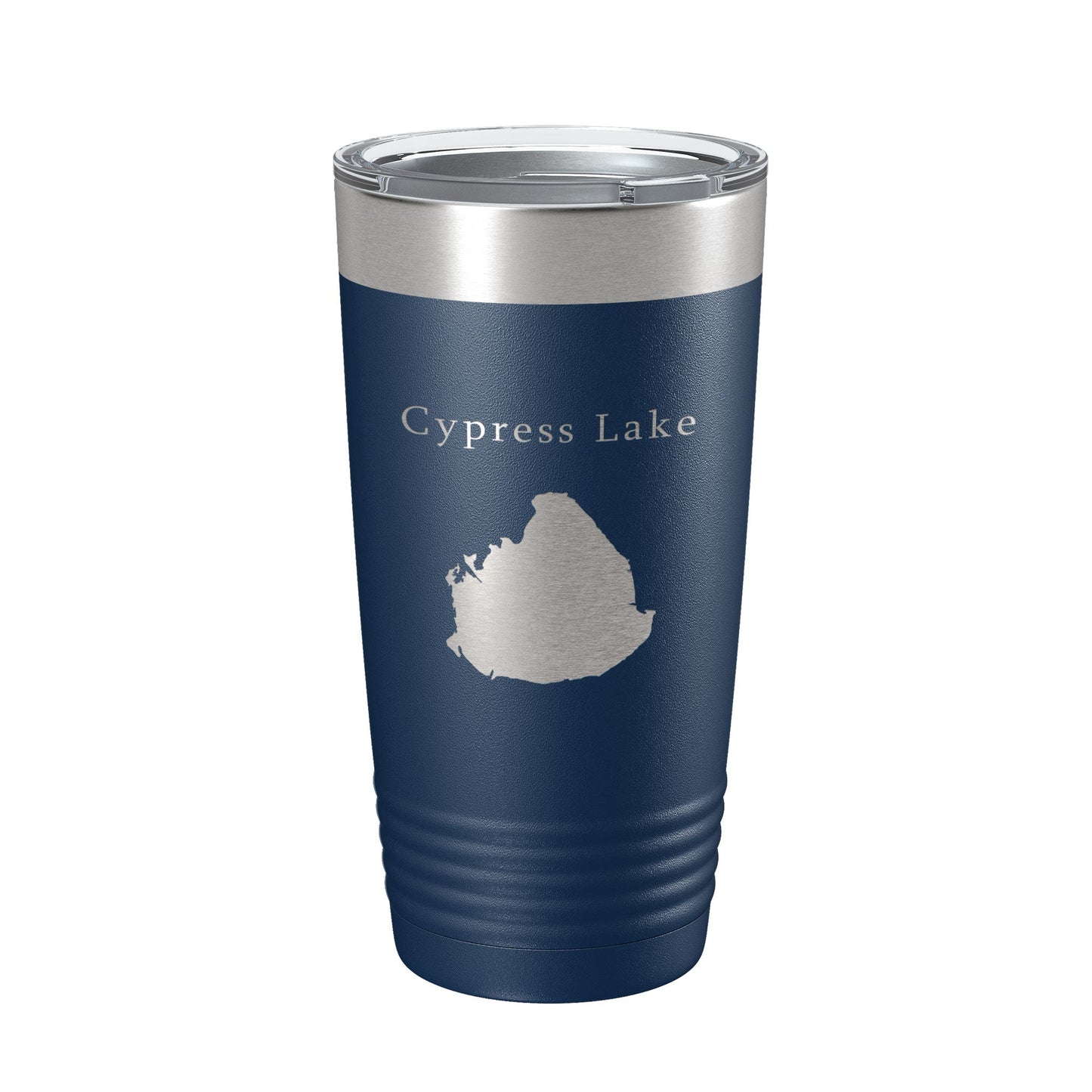 Cypress Lake Map Tumbler Travel Mug Insulated Laser Engraved Coffee Cup Kissimmee Orlando Florida 20 oz-2