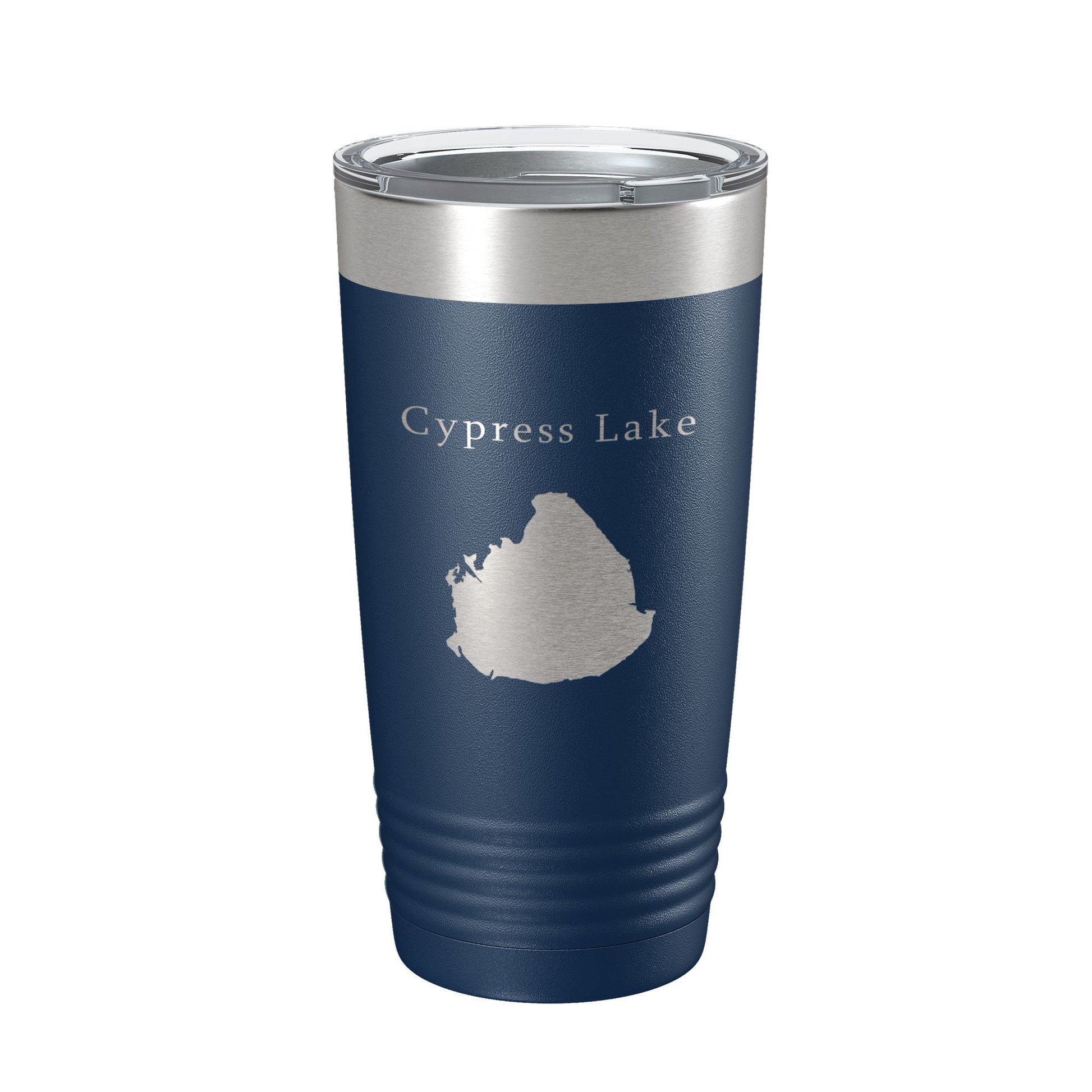 Cypress Lake Map Tumbler Travel Mug Insulated Laser Engraved Coffee Cup Kissimmee Orlando Florida 20 oz-2