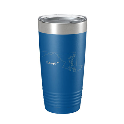 Maryland Tumbler Home State Travel Mug Insulated Laser Engraved Map Coffee Cup 20 oz-6