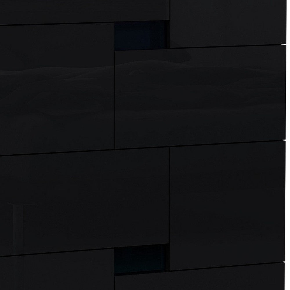 44" Superb Black High Gloss Chest-7