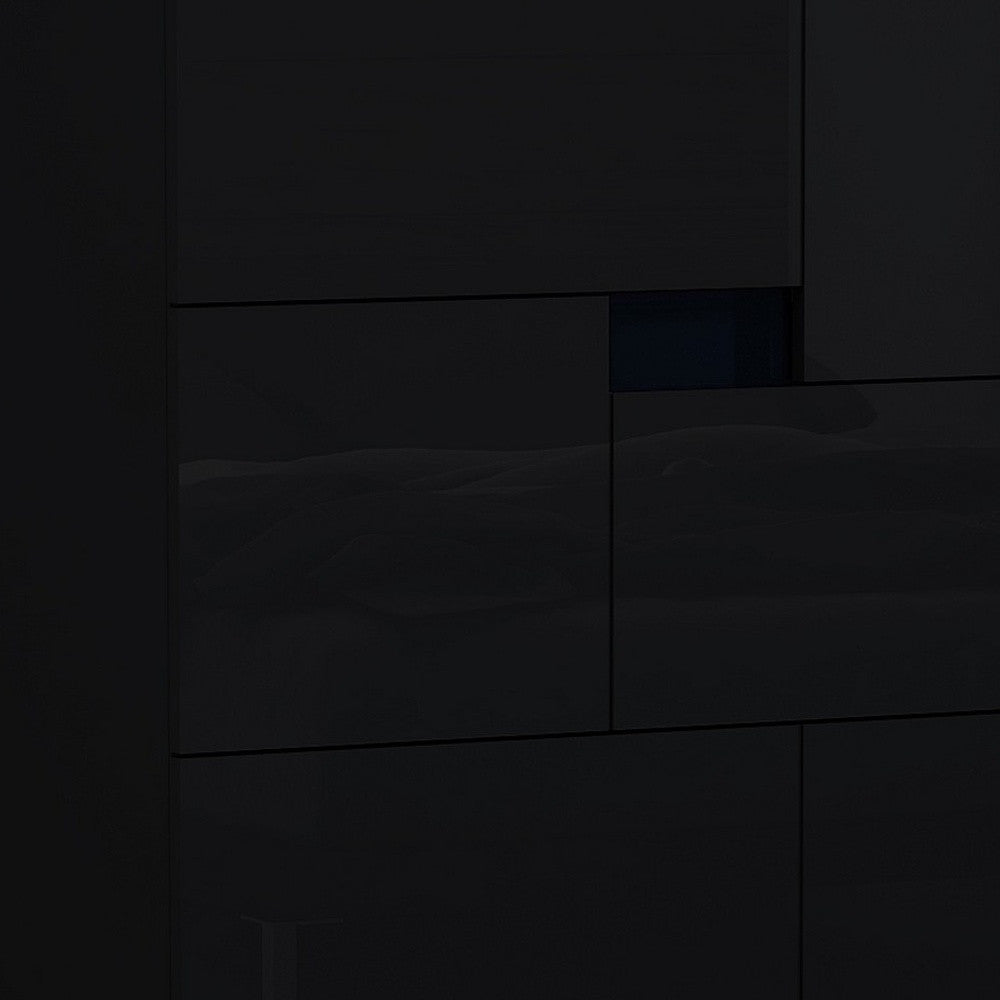 44" Superb Black High Gloss Chest-3