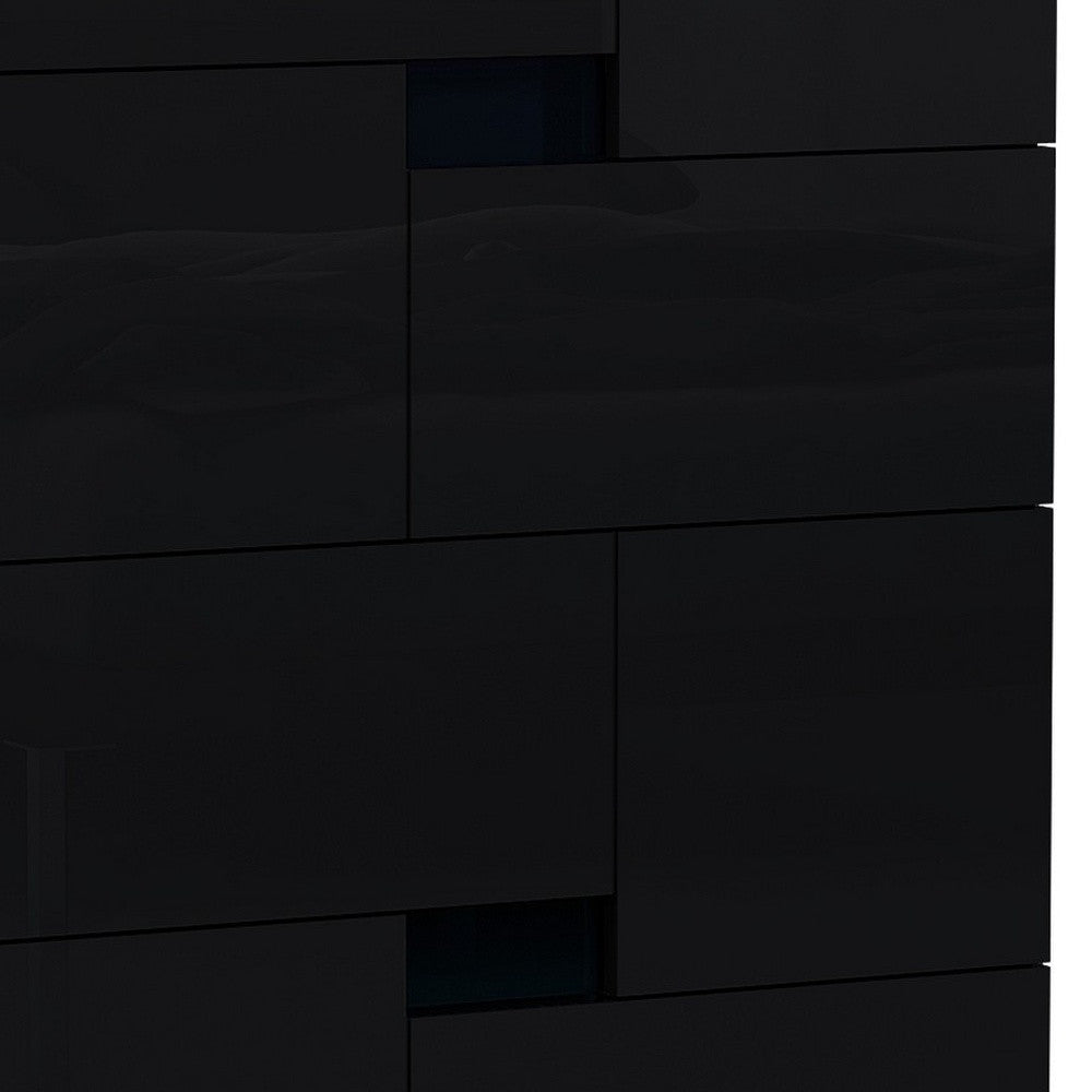44" Superb Black High Gloss Chest-8