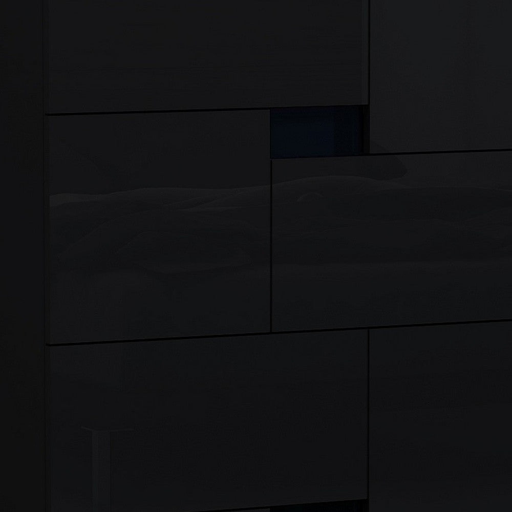 44" Superb Black High Gloss Chest-5