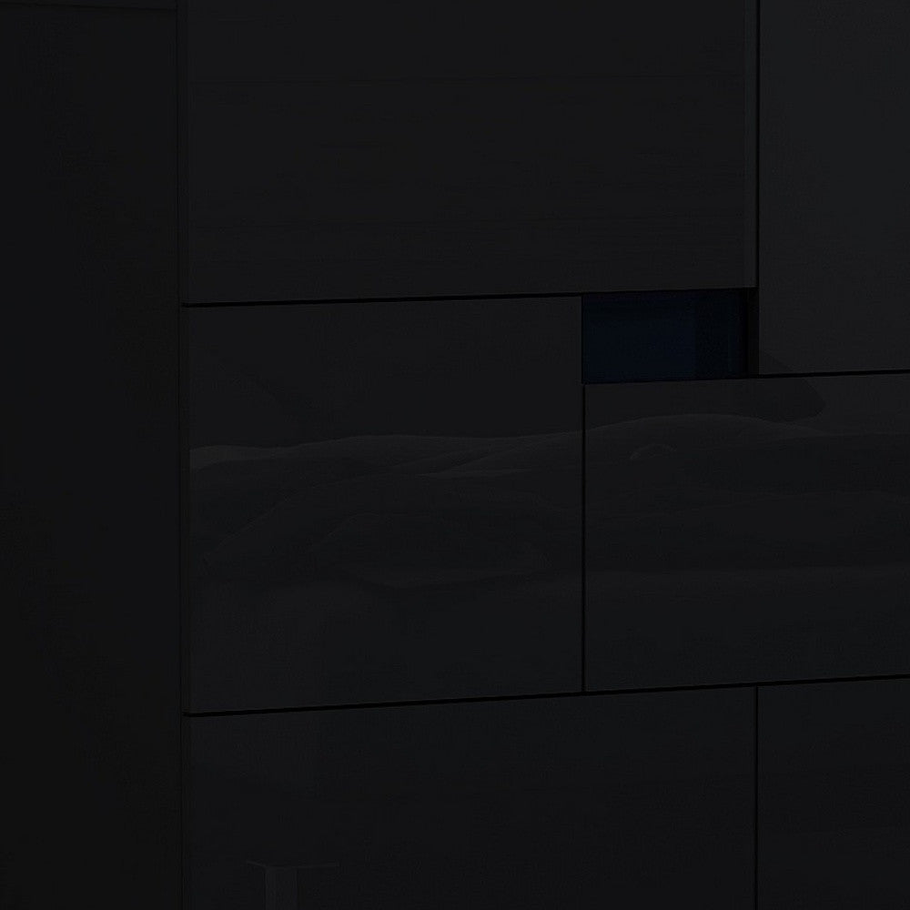 44" Superb Black High Gloss Chest-2