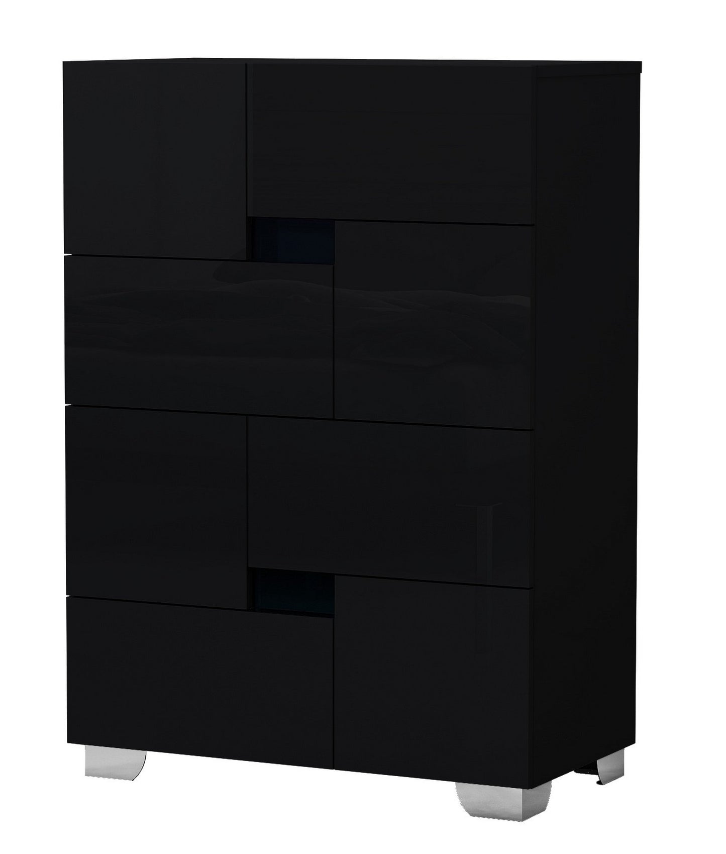 44" Superb Black High Gloss Chest-1