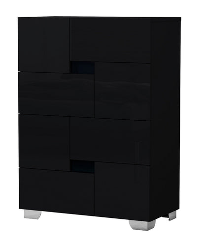 44" Superb Black High Gloss Chest-1