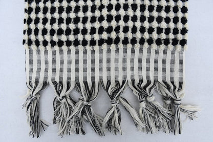 BUBBLE BLACK TERRY TURKISH TOWEL-3