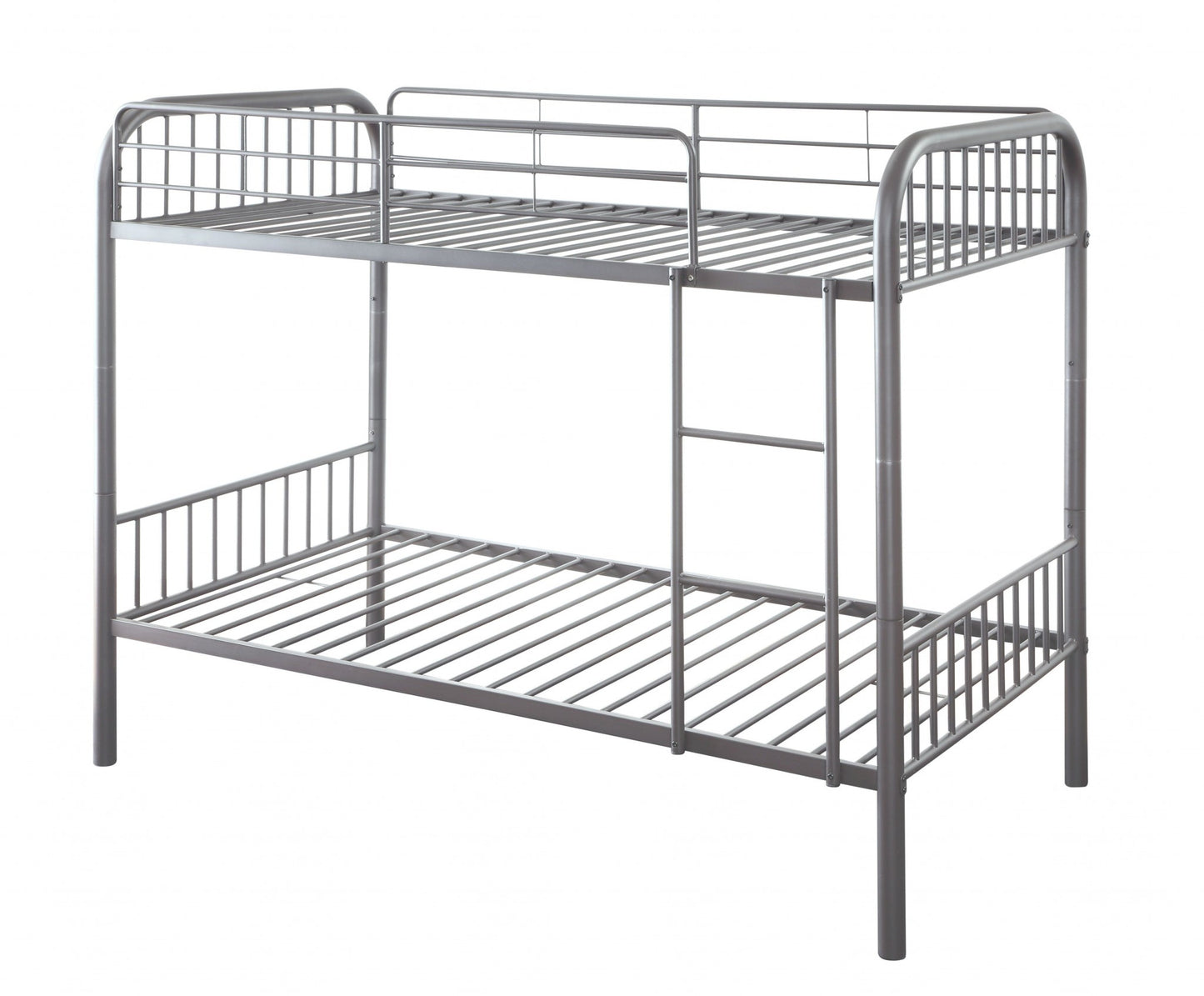 Gunmetal Twin Over Twin Metal Bunk Bed-1