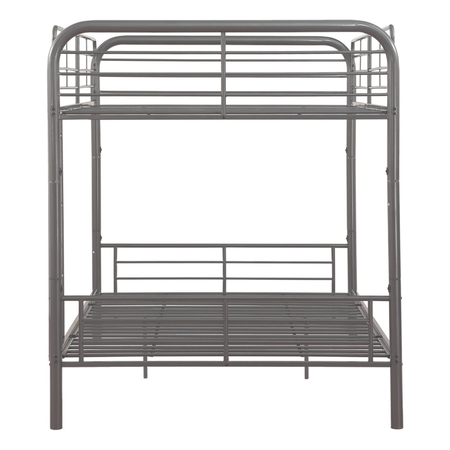 Gunmetal Twin Over Twin Metal Bunk Bed-2
