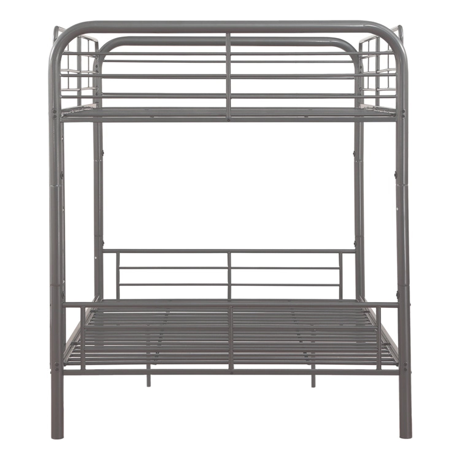 Gunmetal Twin Over Twin Metal Bunk Bed-2