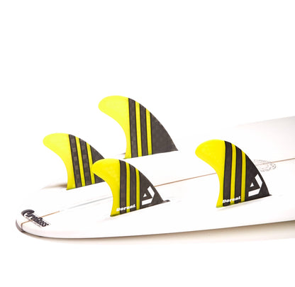 DORSAL Surfboard Fins Quad 4 Set FCS Compatible-1