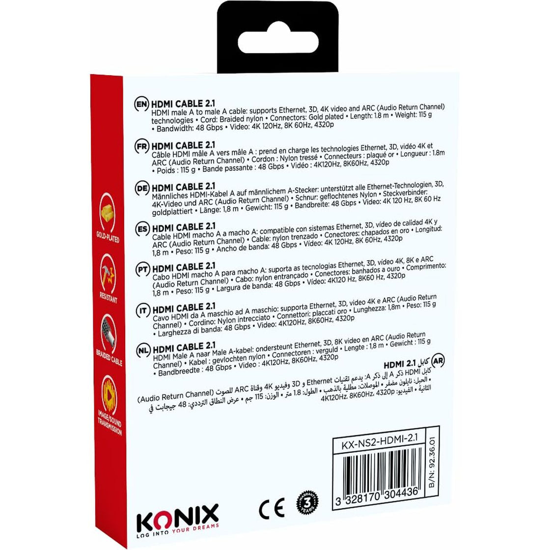 HDMI Cable KONIX-4
