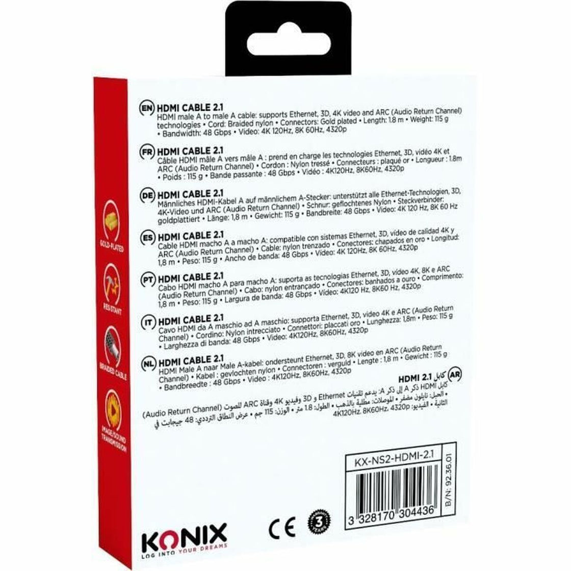 HDMI Cable KONIX-1