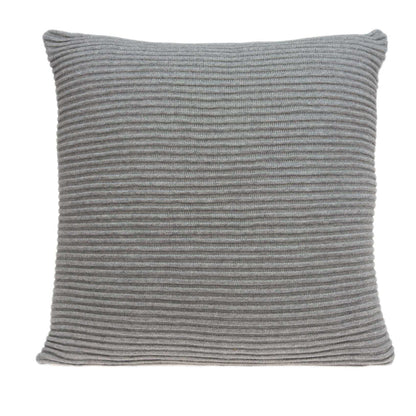 20" X 7" X 20" Elegant Transitional Gray Pillow Cover With Poly Insert-1