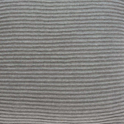 20" X 7" X 20" Elegant Transitional Gray Pillow Cover With Poly Insert-5