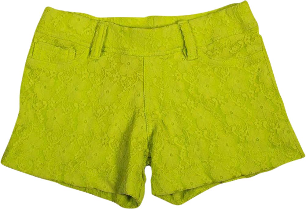 Flowers by Zoe Girls Sizes 4 - 10 Lace Shorts-1