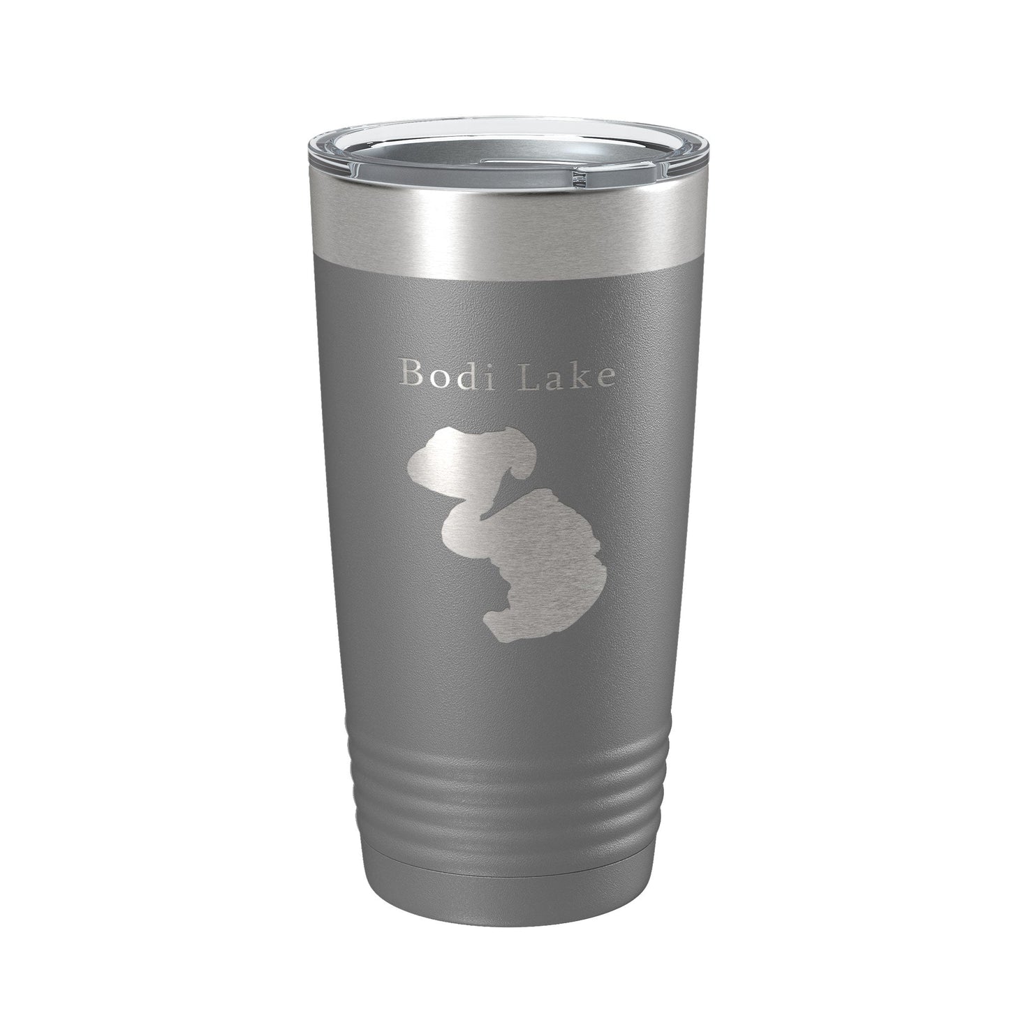 Bodi Lake Map Tumbler Travel Mug Insulated Laser Engraved Coffee Cup Michigan 20 oz-16