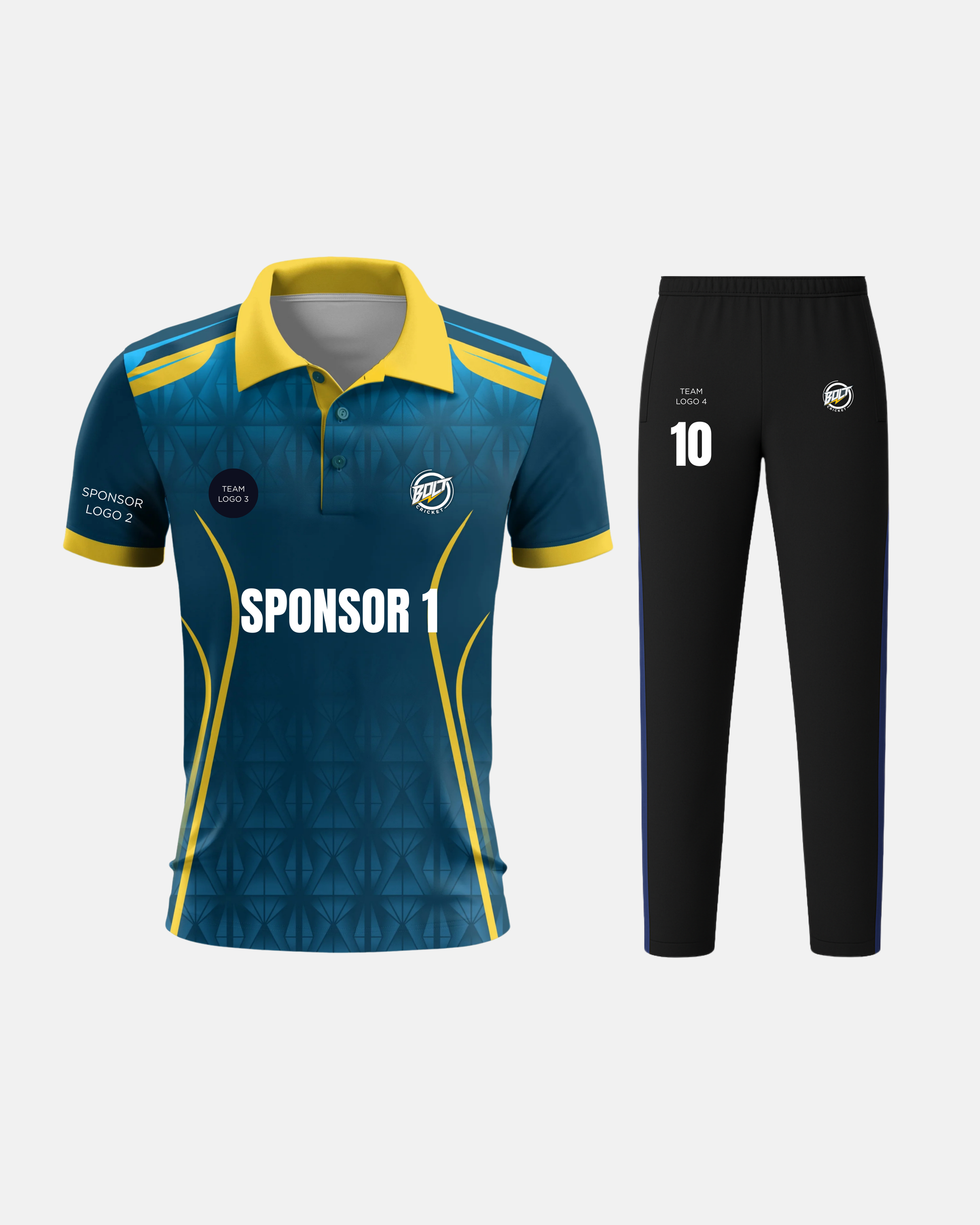 Bolt Custom Team Jersey - Teal-0