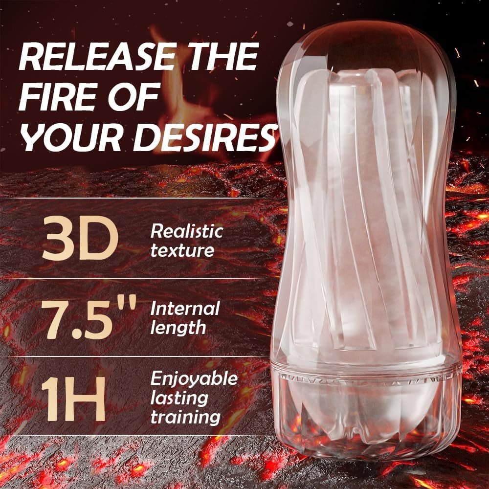 ClearGrip Spiral Suction Transparent Stroker-2