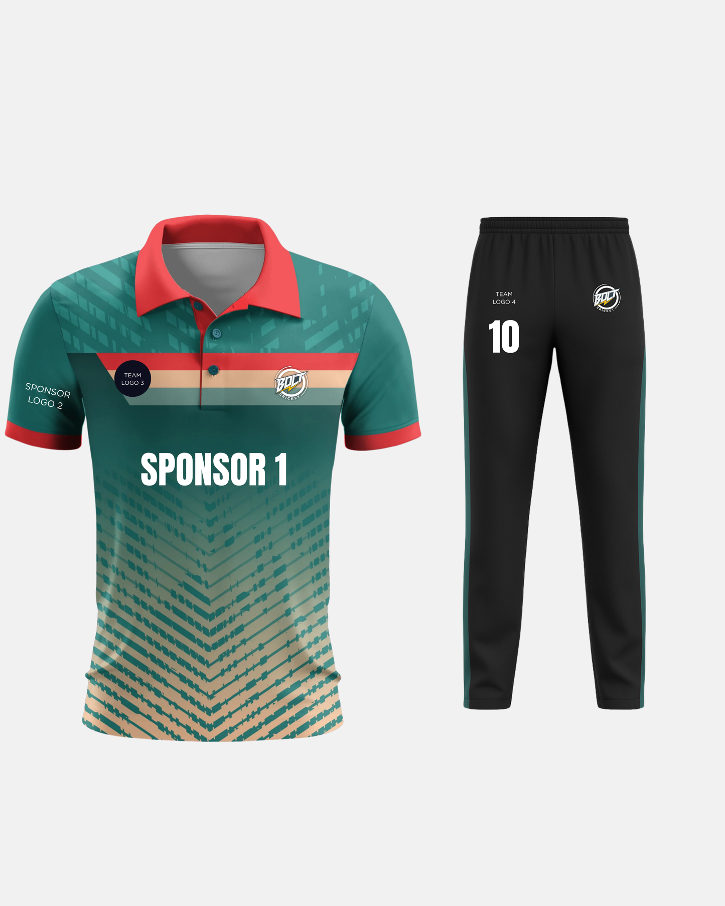 Bolt Custom Team Jersey - Light Green-0