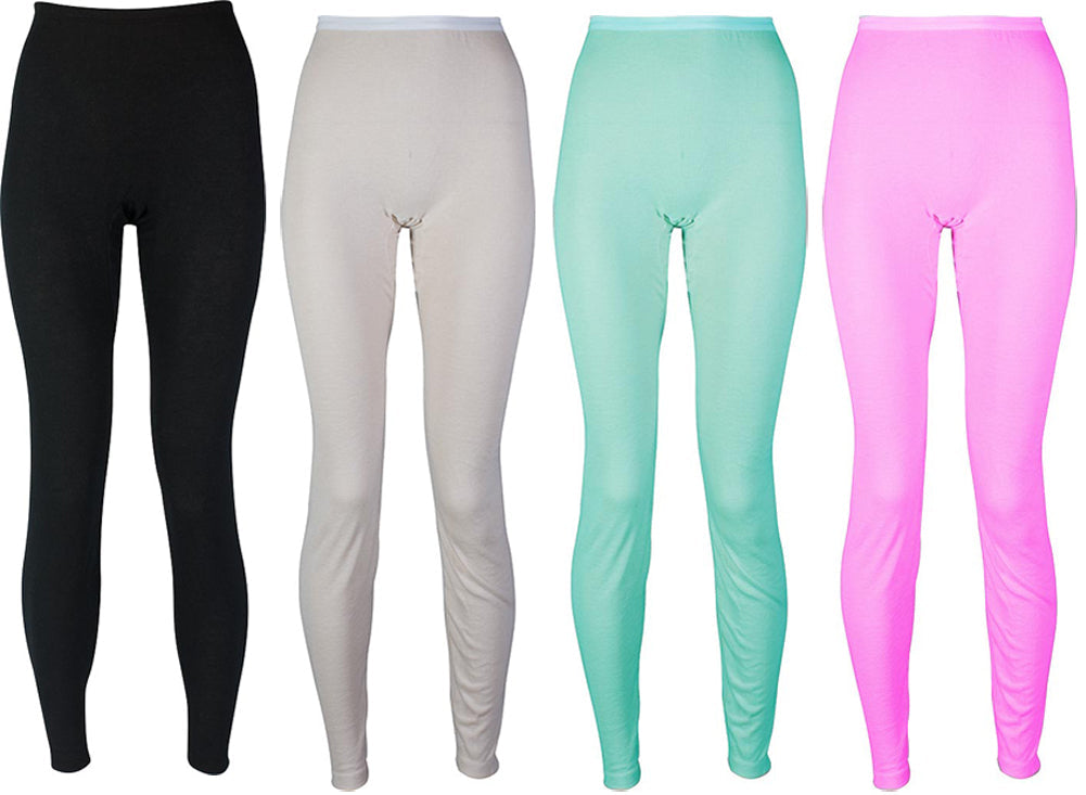 Indera Ladies HydoPur Lightweight Rib Knit Thermal Long John Pant-0