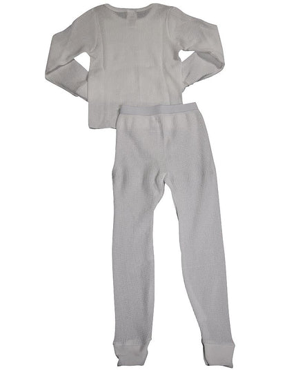 Indera Girls Long Sleeve Thermal Long John Underwear Pant and Top Set-1