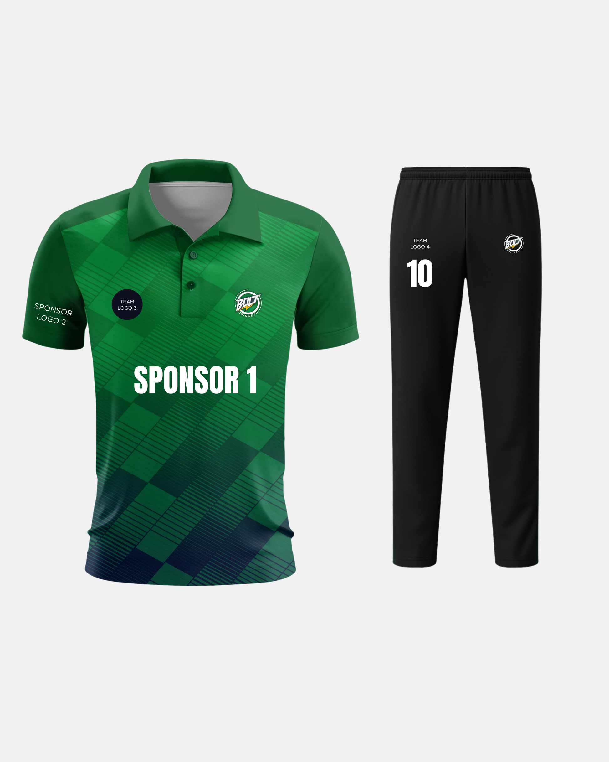 Bolt Custom Team Jersey - Dark Green-0