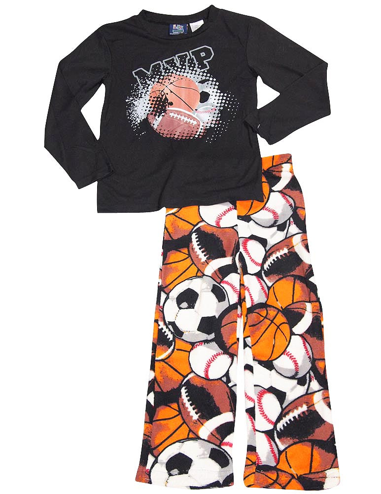 Fun Kidz - Little Boys Long Sleeve Benjamin Pajamas-6