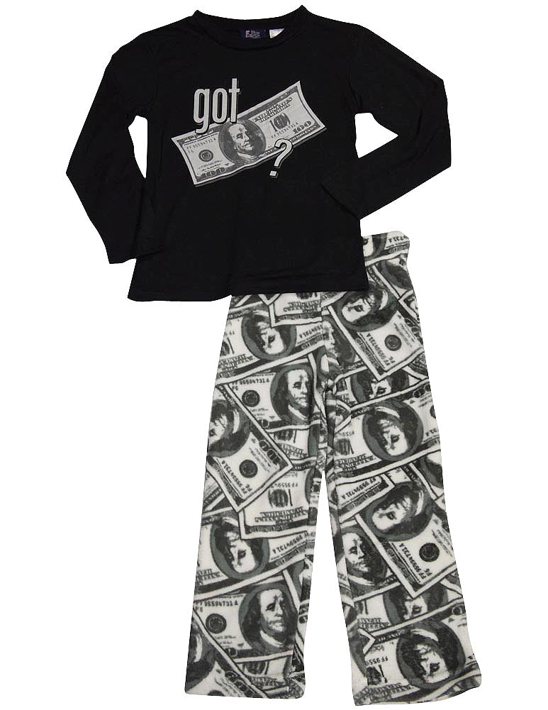 Fun Kidz - Little Boys Long Sleeve Benjamin Pajamas-7