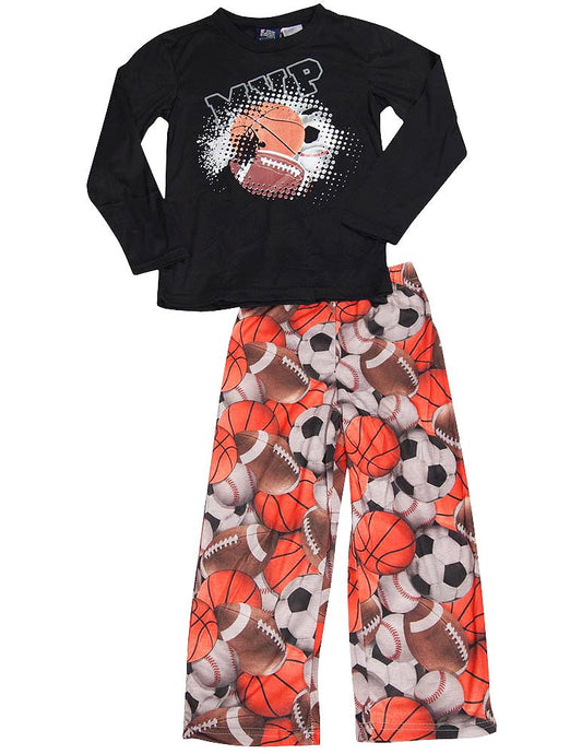 Fun Kidz - Little Boys Long Sleeve Benjamin Pajamas-10