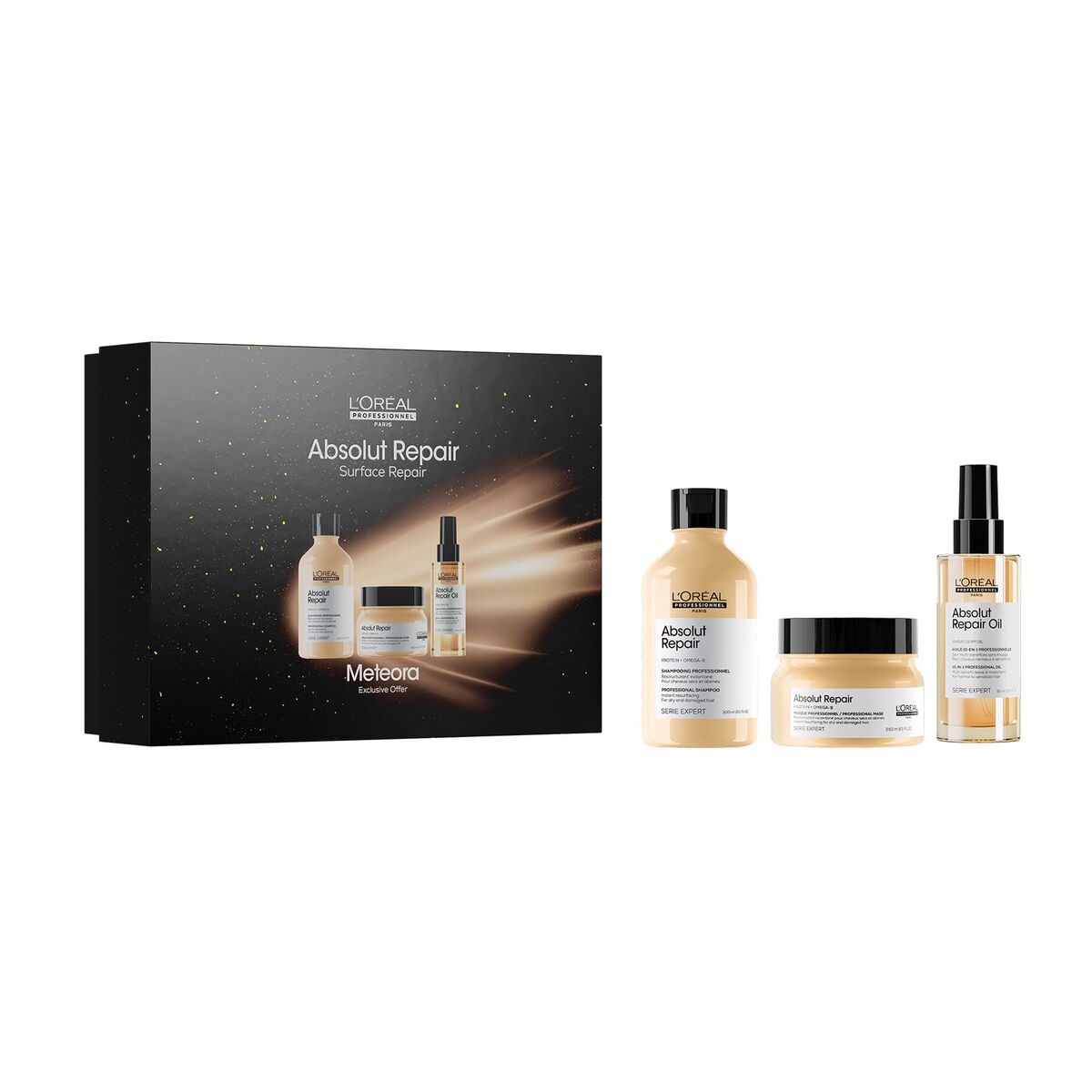 Hair Dressing Set L'Oreal Professionnel Paris ABSOLUT REPAIR 3 Pieces-0