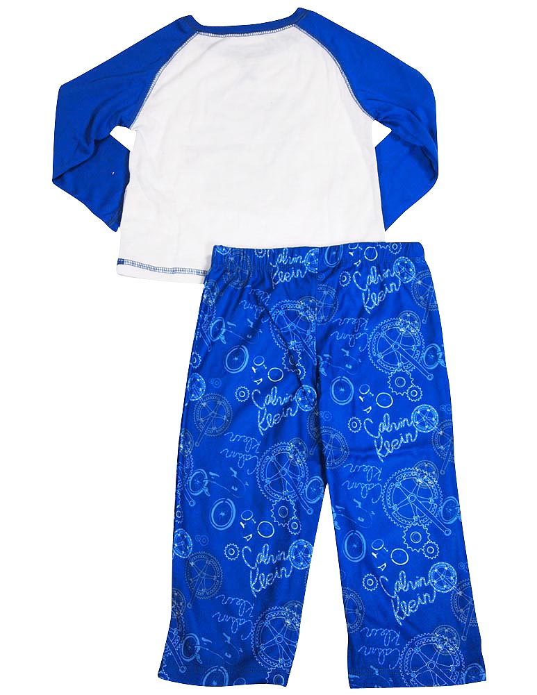 Calvin Klein Toddler Boys Pajamas 2 Piece Flame Resistant Polyester Pajama Sets-1