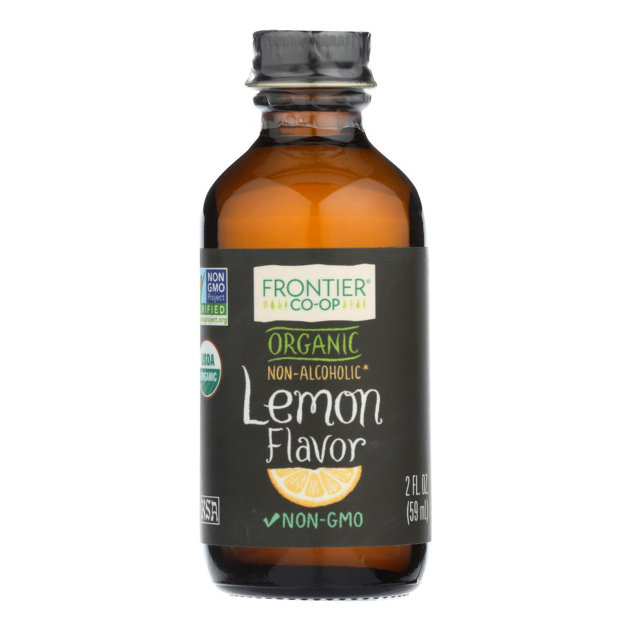 Frontier Herb Organic Lemon Flavor A/F (1x2 Oz)-0