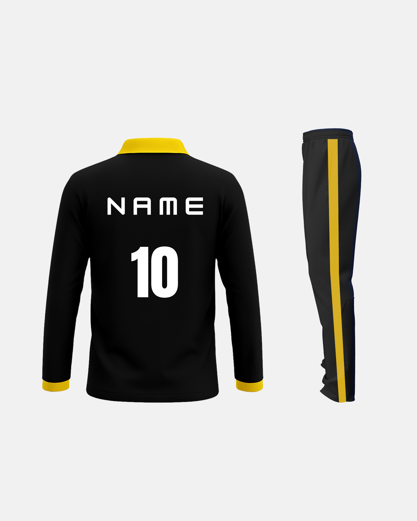 Bolt Custom Team Jersey - Black/Yellow-1