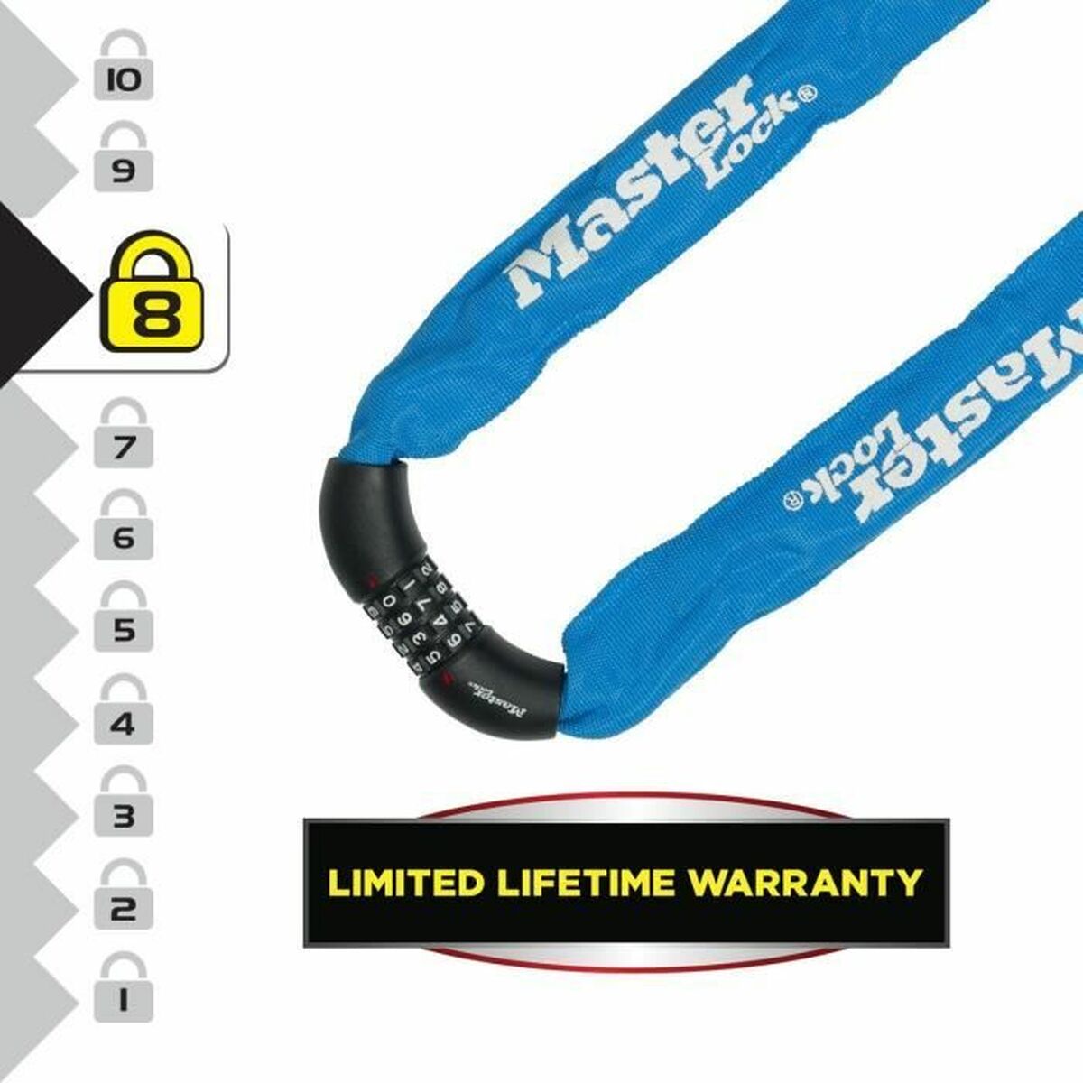 Key padlock Master Lock Blue-3