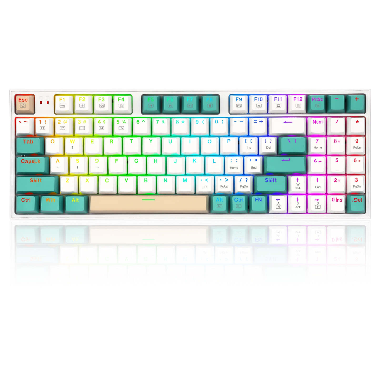 Klávesnica REDRAGON Veigar K643GWC Pro RGB (K643WGC-RGB-PRO)-0