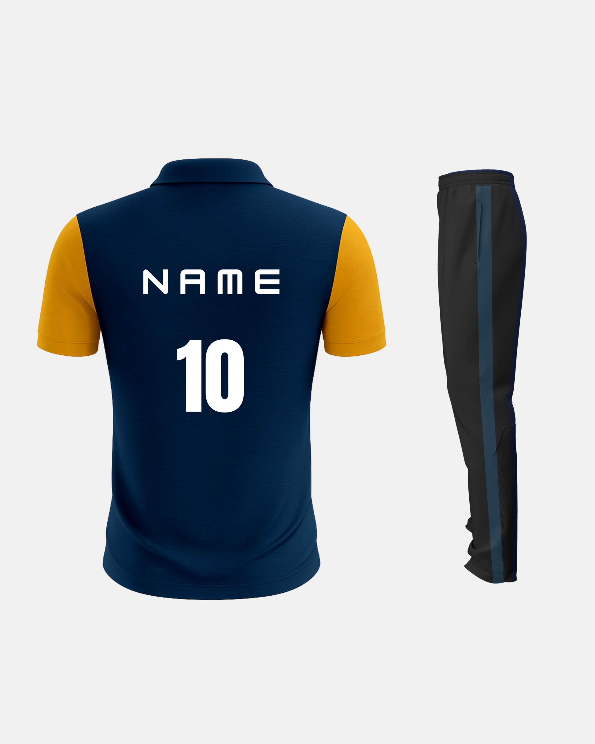 Bolt Custom Team Jersey - Blue/Yellow-1