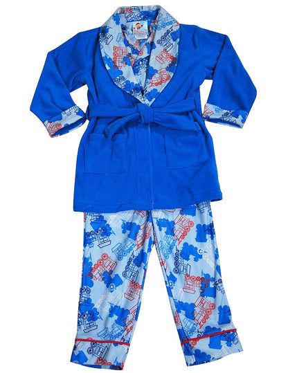 Bunz Kidz - Baby Boys 3 Piece Robe and Pajama Set-6