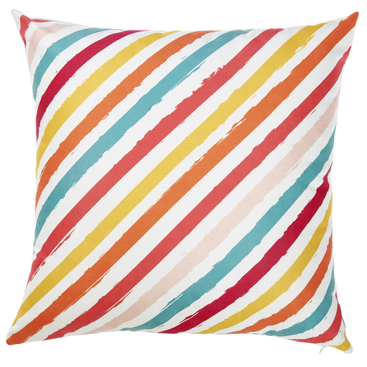 18" Blue and White Throw Pillow Cover-0