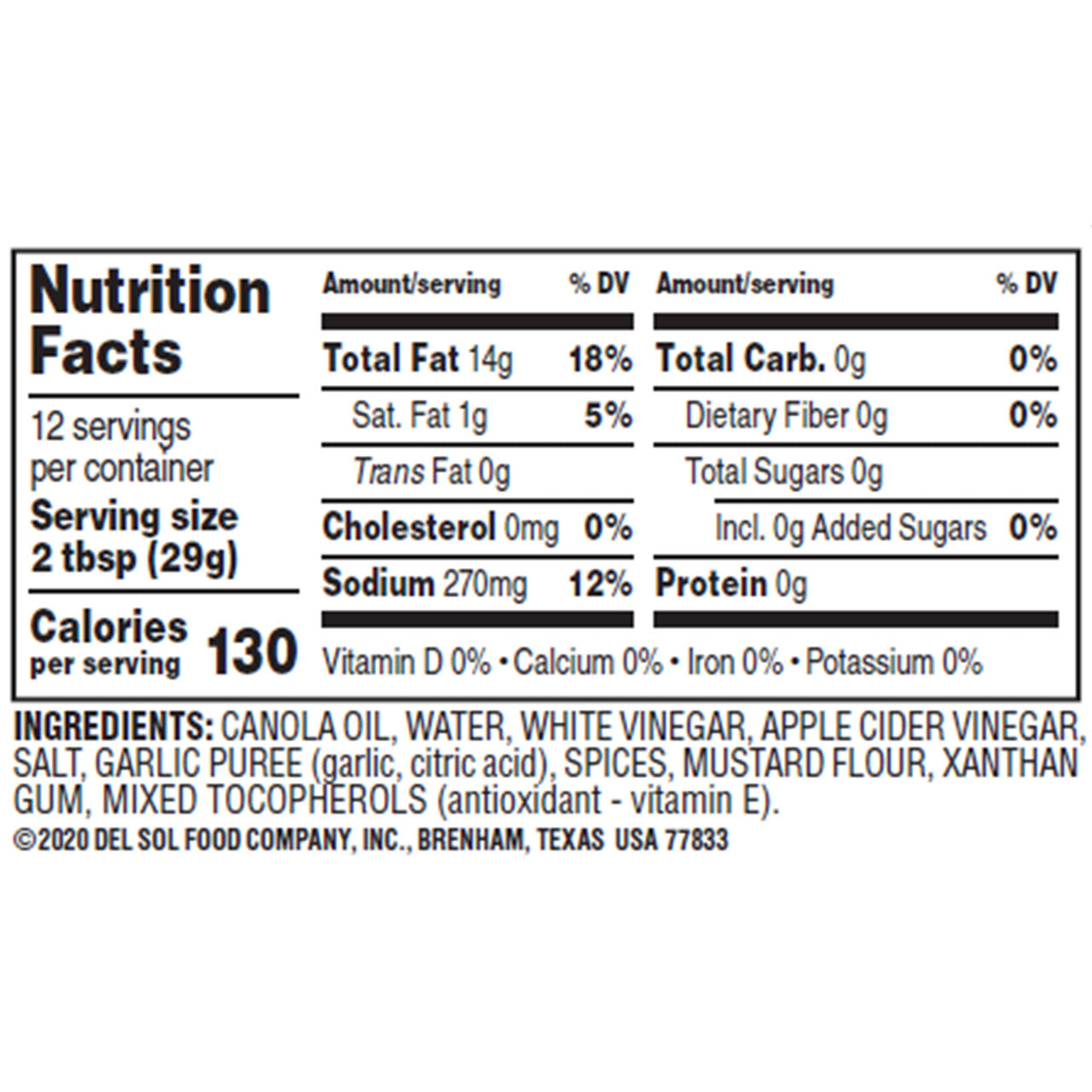 Brianna's Real French Vinaigrette Dressing (6x12Oz)-2