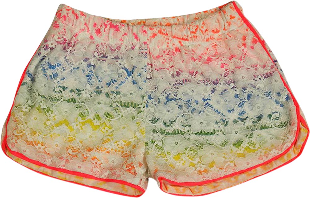 Flowers by Zoe Girls Sizes 4 - 10 Lace Shorts-3