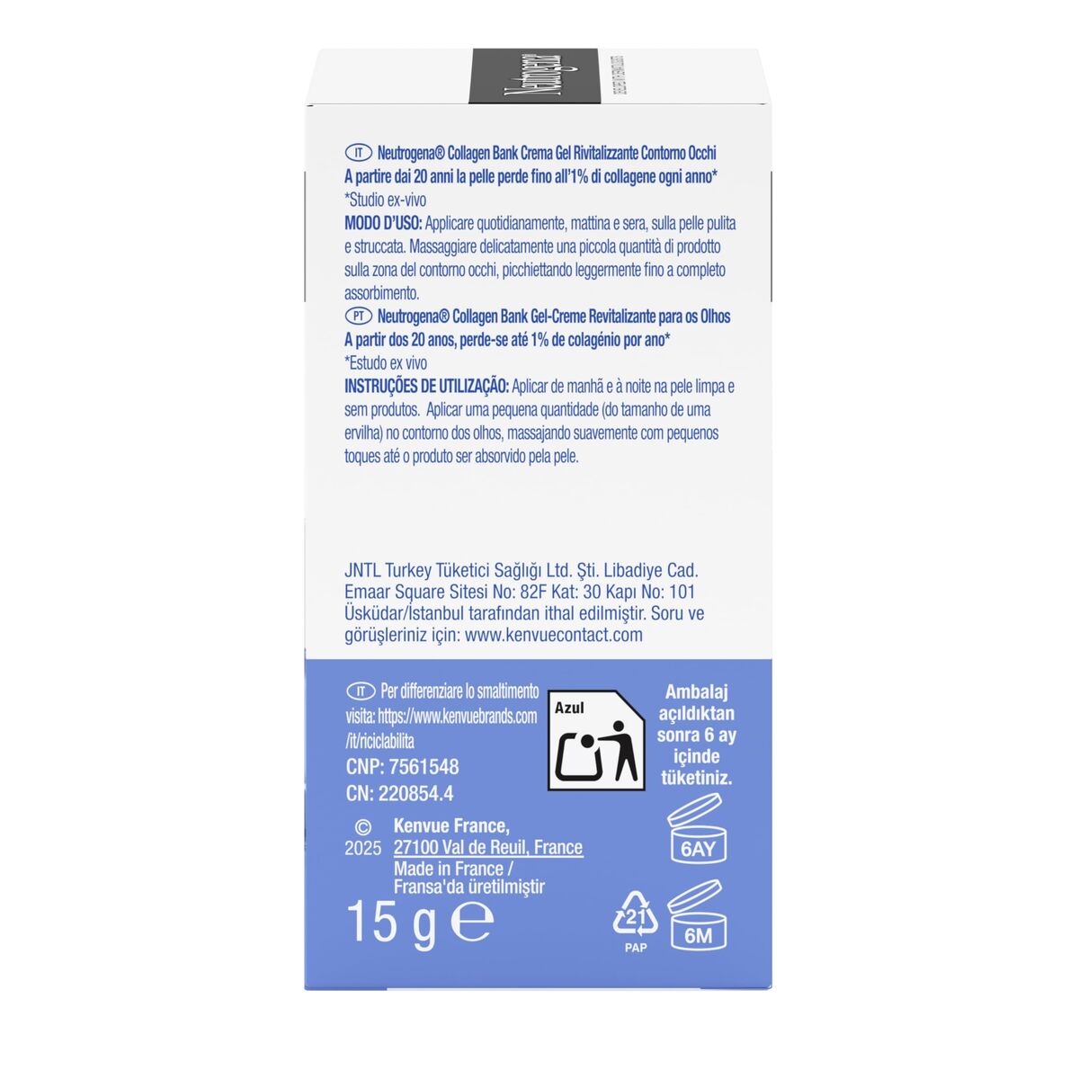 Eye Contour Neutrogena COLLAGEN BANK-1