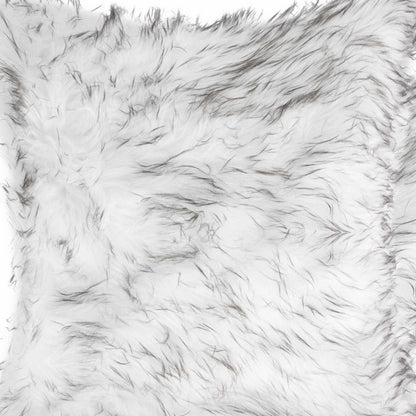18" X 18" X 5" Gradient Gray Faux Fur  2Pack Pillow-4