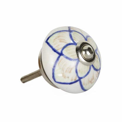 1.5" X 1.5" X 1.5" Ceramic Metal Multicolor 12 Pack Knob-1