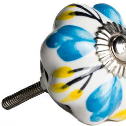 1.5" X 1.5" X 1.5" Ceramic Metal Multicolor 12 Pack Knob-4