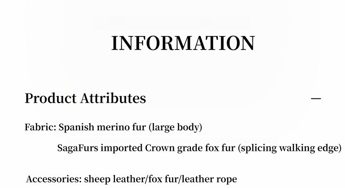 "Florence" imported merino wool sheepskin patchwork fox fur collar fur coat winter-3