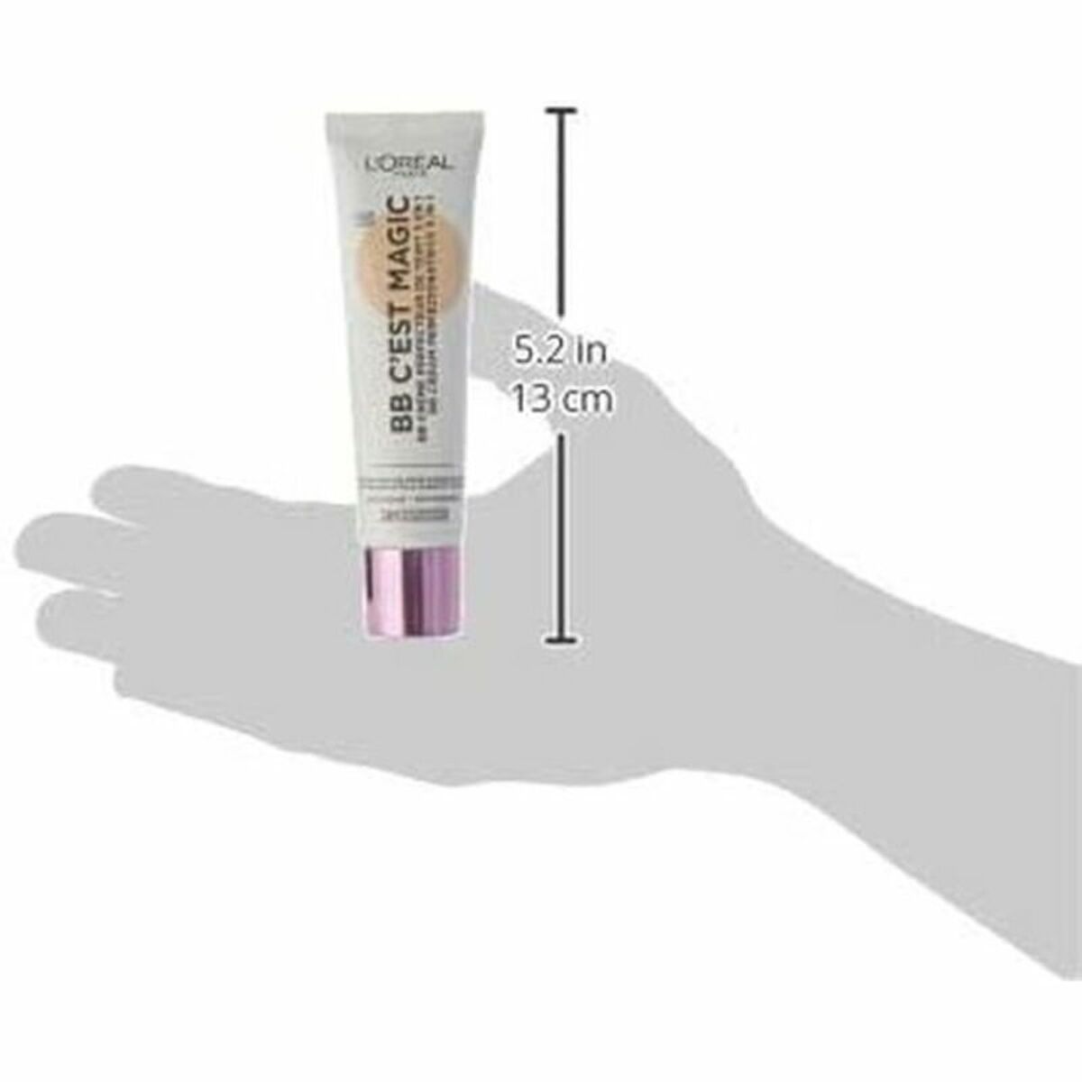 Hydrating Cream with Colour 02 Light L'Oreal Make Up Magic Bb Clear Spf 10 30 ml-2