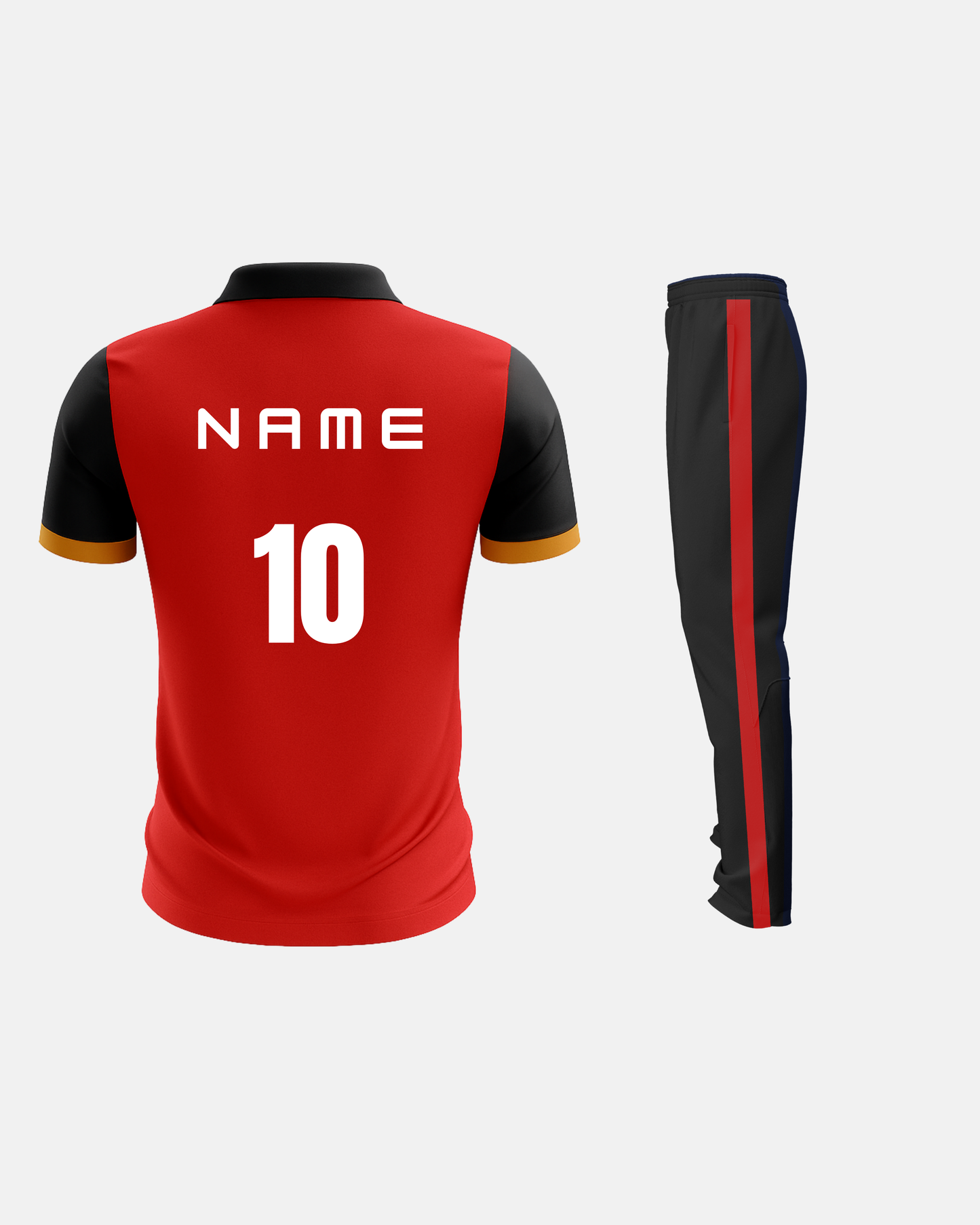 Bolt Custom Team Jersey - Red/Gold-1