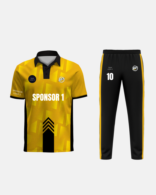 Bolt Custom Team Jersey - Yellow/Black-0