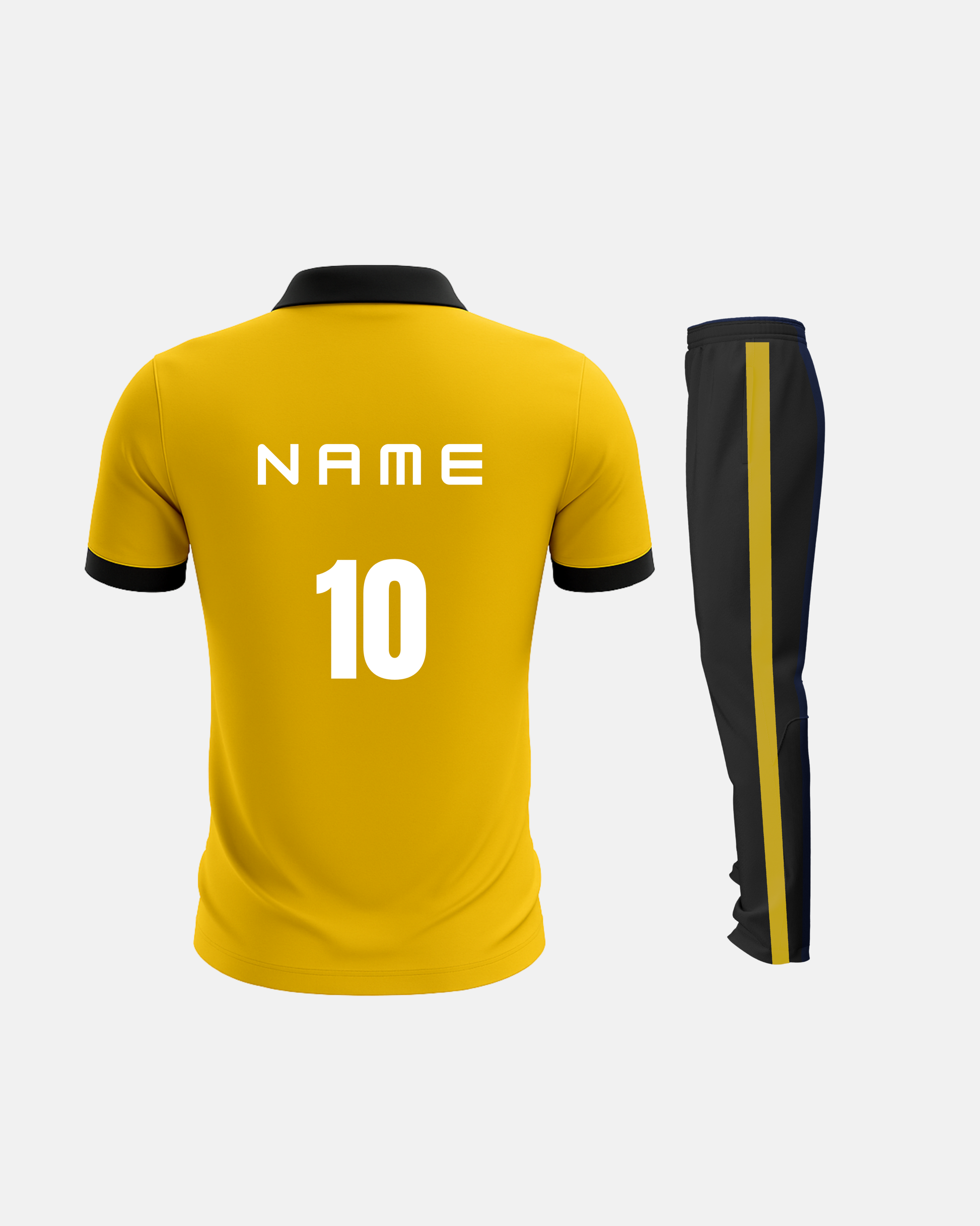Bolt Custom Team Jersey - Yellow/Black-1